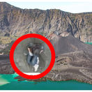 sopka, indonézia, koláž