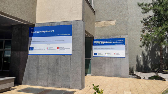 DataCentrum na Cintorínskej 5 v Bratislave.