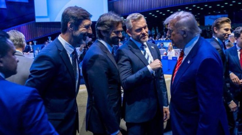 Donald Trump v Haagu na samite NATO so...