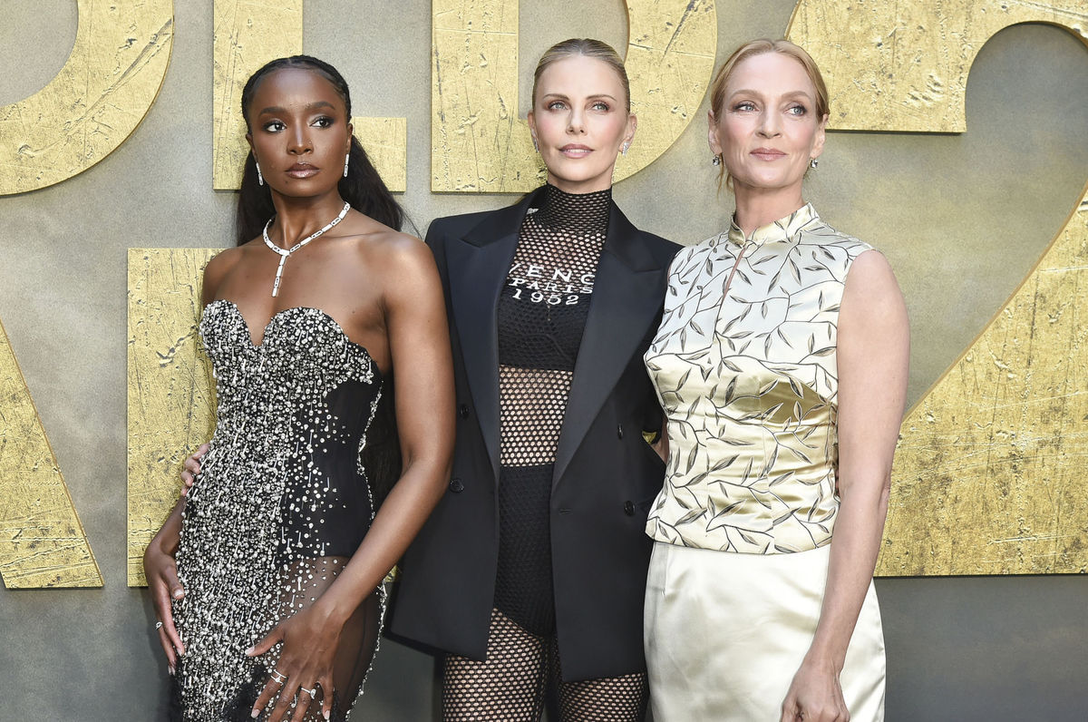 Zľava: Herečky Kiki Layne, Charlize Theron a...