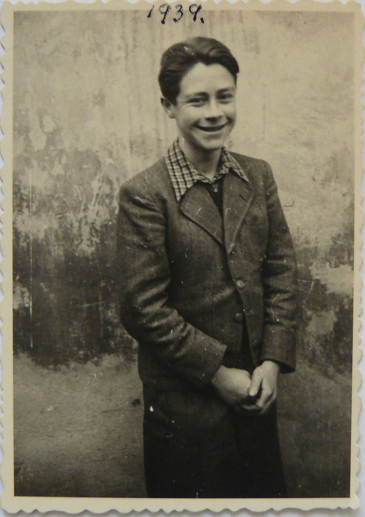 Otto Šimko na snímke z roku 1939, ako...