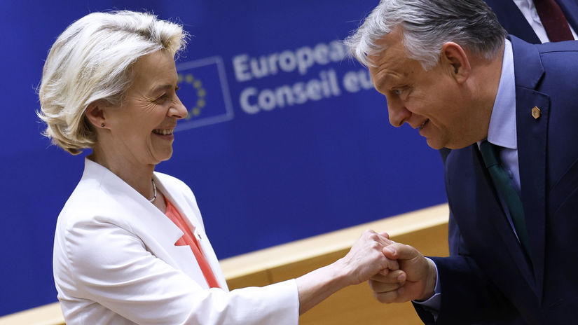 Viktor Orbán / Ursula von der Leyenová /