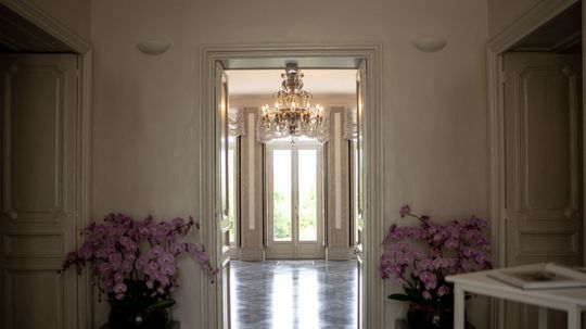 Záber z interiéru vily v Louveciennes, ktorá...