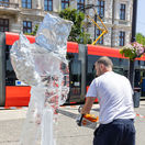 Greenpeace, protest, taraba, klimatická kríza,