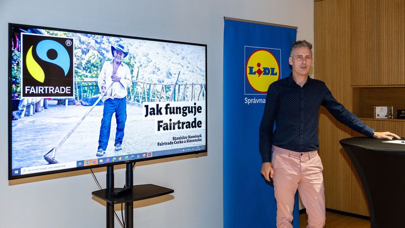 Stanislav Komínek z Fairtrade Česko a...