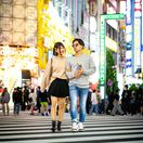 Japonsko, Tokio, Japonci, ulica, križovatka, zebra, prechod, doprava