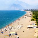 Tuercko, antalya, more, dovolenka, pláž, cestovanie