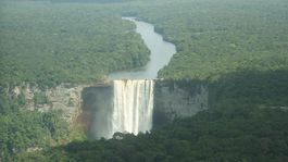 Guyana, vodopád, príroda,