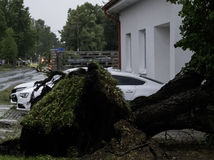 Búrková smršť udrela na Slovensko: silný vietor láme stromy a strháva strechy. Dve mestá vyhlásili mimoriadnu situáciu