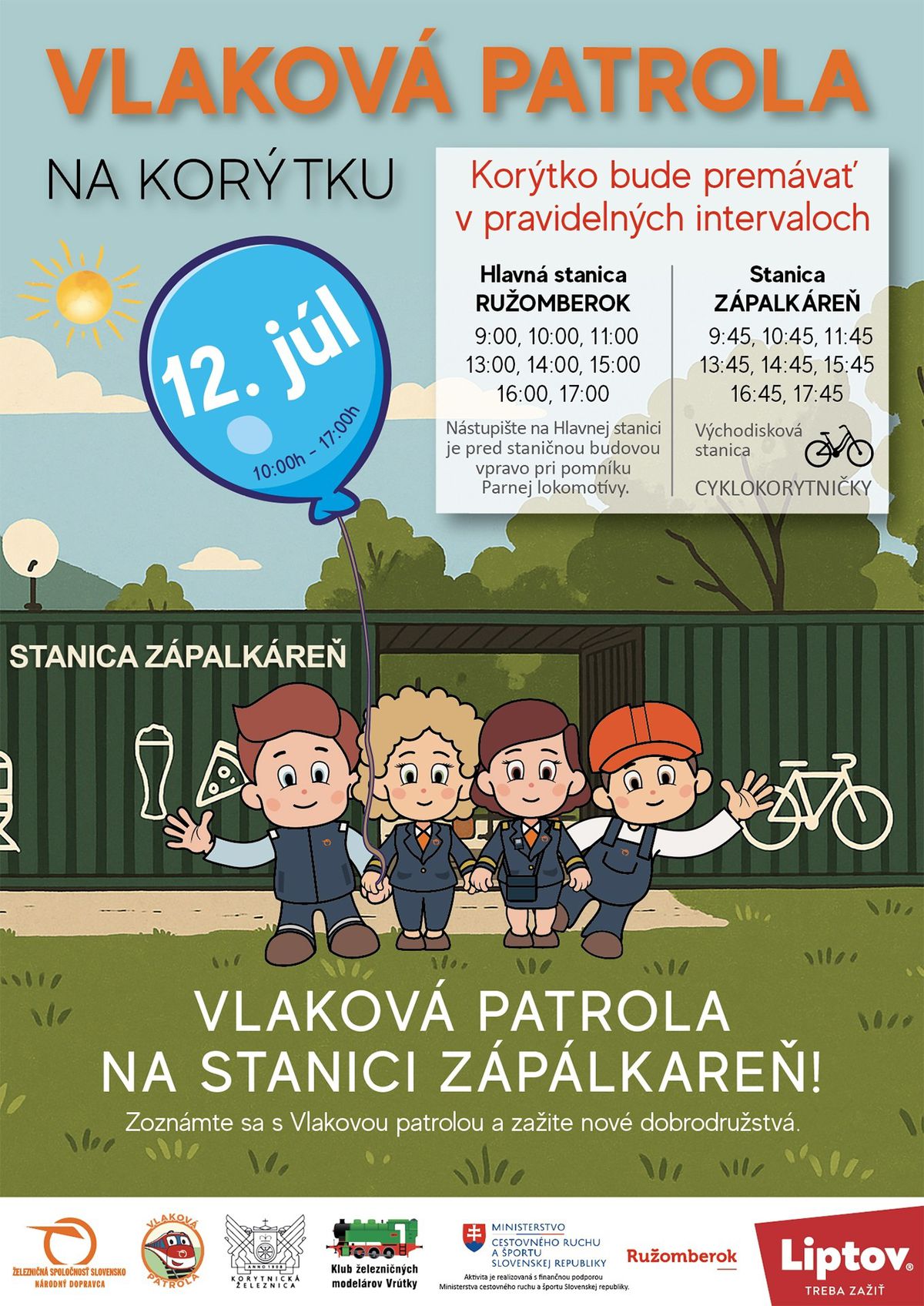 Plagát Vlaková patrola na stanici Zápalkáreň v...