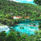 Chorvátsko, Krka, vodopád