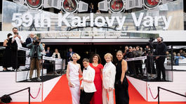 Jana Plodková, David Vodstrčil, Anna Geislerová a režisérka Zuzana Kirchnerová