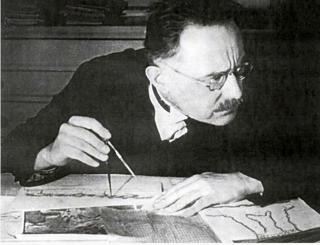 Archeológ Karel Absolon, 1922.