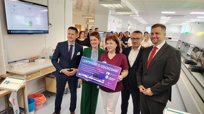 Otvorenie automatizovanej laboratórnej linky...