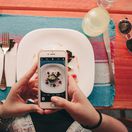 reštaurácia, fotenie, mobil, jedlo, večera, obed,