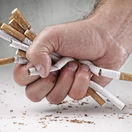 cigarety, fajčenie, päsť