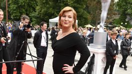 Herečka Lenka Krobotová. 