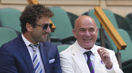 Andre Agassi (vpravo) a Justin Gimelstob