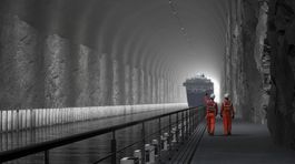 Stad skipstunnel - seilas i tunnelen