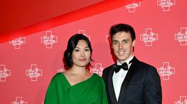 1021576427Louis Ducruet, syn princeznej Stephanie a jeho manželka Marie Ducruet 