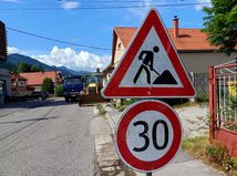 oprava, cesty, Liptovský Mikuláš