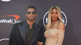Speváčka Ciara a jej manžel - hráč NFL Russell Wilson.
