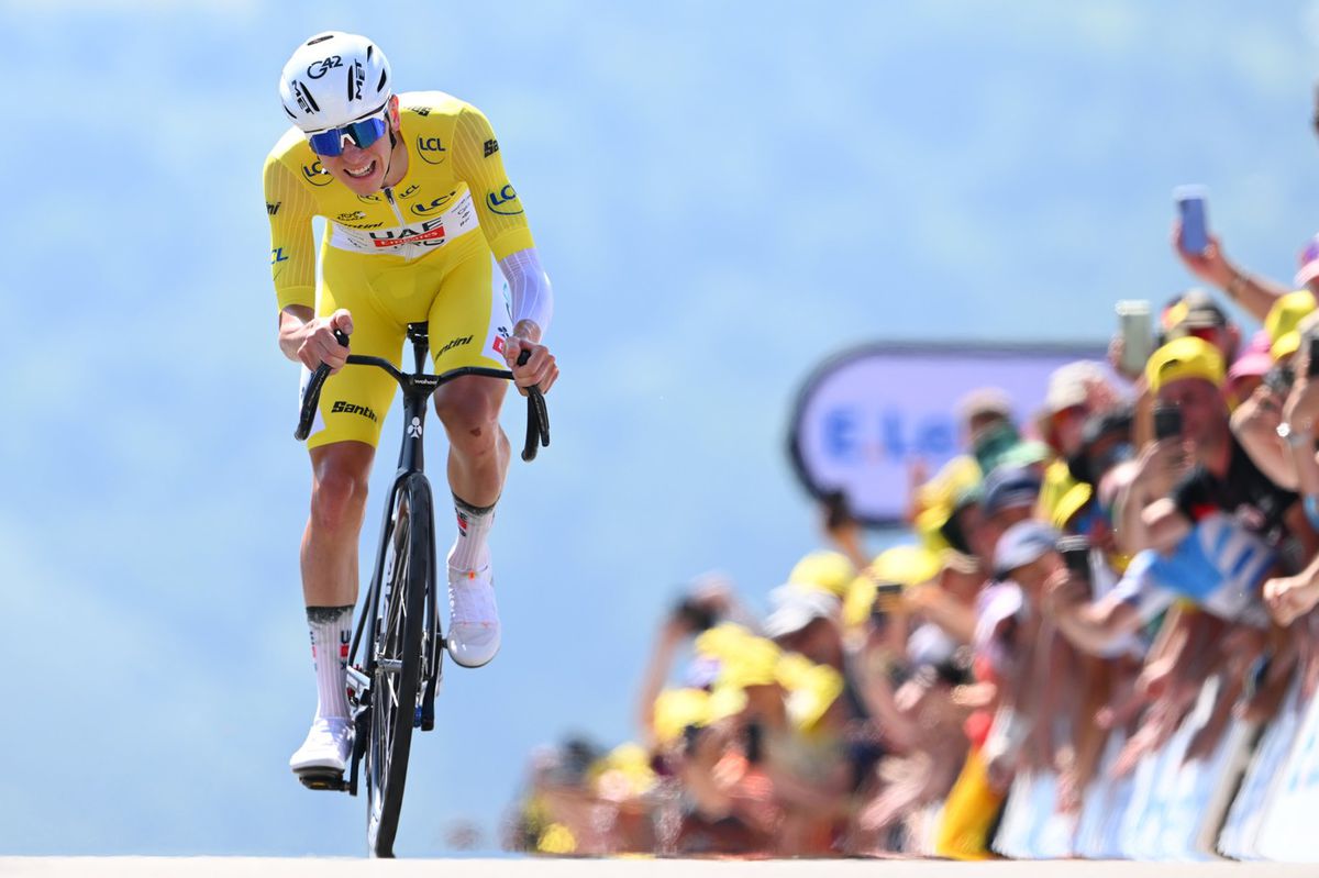 Tadej Pogačar na Tour de France 2025.