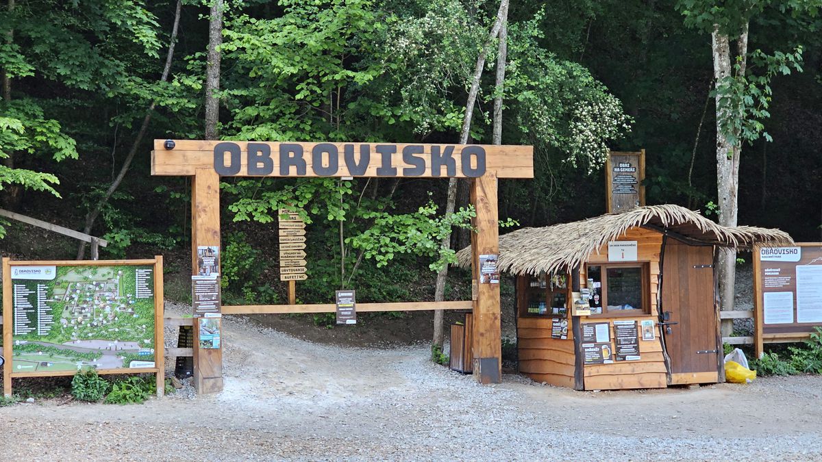 Vstup do rodinného parku Obrovisko
