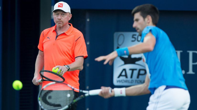 Boris Becker, Novak Djokovič