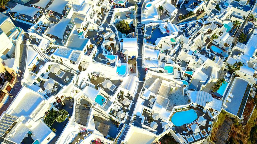 Thera, Grécko, Santorini
