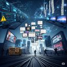 Hybridná vojna - obrázok vytvorený umelou inteligenciou