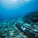 Podmorské káble - obrázok vytvorený umelou...