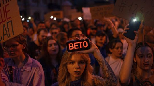 Ukrajinský prezident Volodymyr Zelenskyj po...