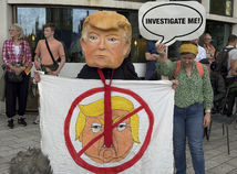 Škótsko USA Trump prezident návšteva