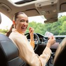 vodičák, vodička, šoférka, auto, vodičský preukaz