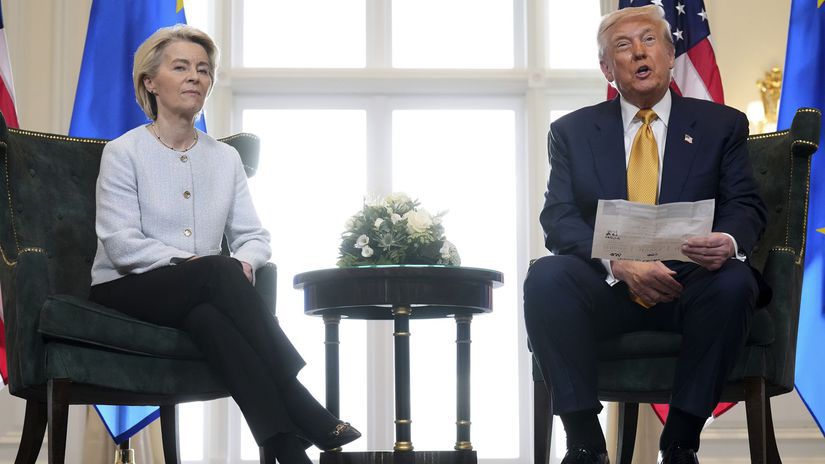 Ursula von der Leyenová / Donald Trump /