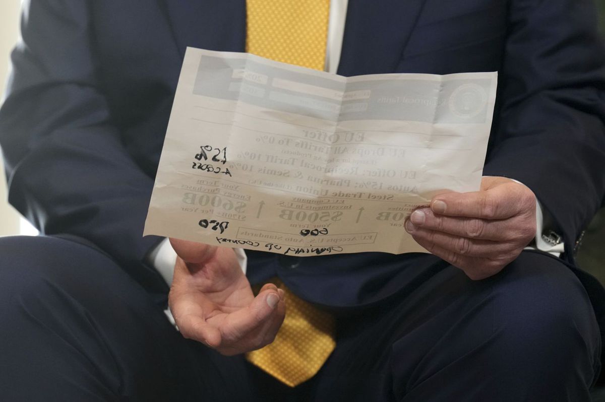 Detailný pohľad na Trumpov...