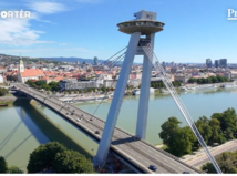 most SNP, UFO, Bratislava, mReportér