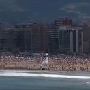 stíhačka, španielsko, pláž, prt sc