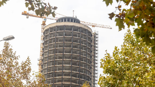 Záber z októbra 2024, práce už boli v plnom...