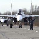 Ruské stíhačky Su-30SM2, letecká základňa