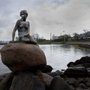 dánsko socha malá morská víla