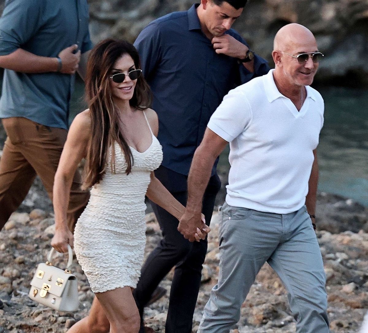 Jeff Bezos a jeho manželka Lauren Sanchez