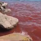 Galilejské jazero, červená farba