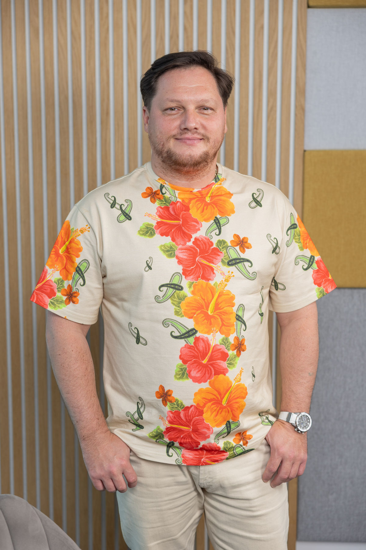 Hudobník Igor Kmeťo ml. na návšteve redakcie...