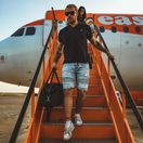 lietadlo, pasažier, cestujúci, lietadnie, dovolenka, batožina, letisko, cestovanie, vystupovanie, easy jet