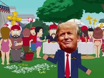 Trump sa nahý potáca po púšti a spáva so...