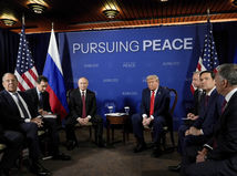 Donald Trump a Vladimir Putin