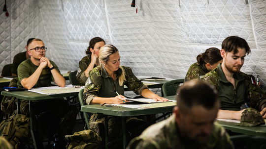 Druhý výcvikový turnus Národných obranných síl...