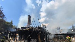 Požiar penziónu v Zázrivej.